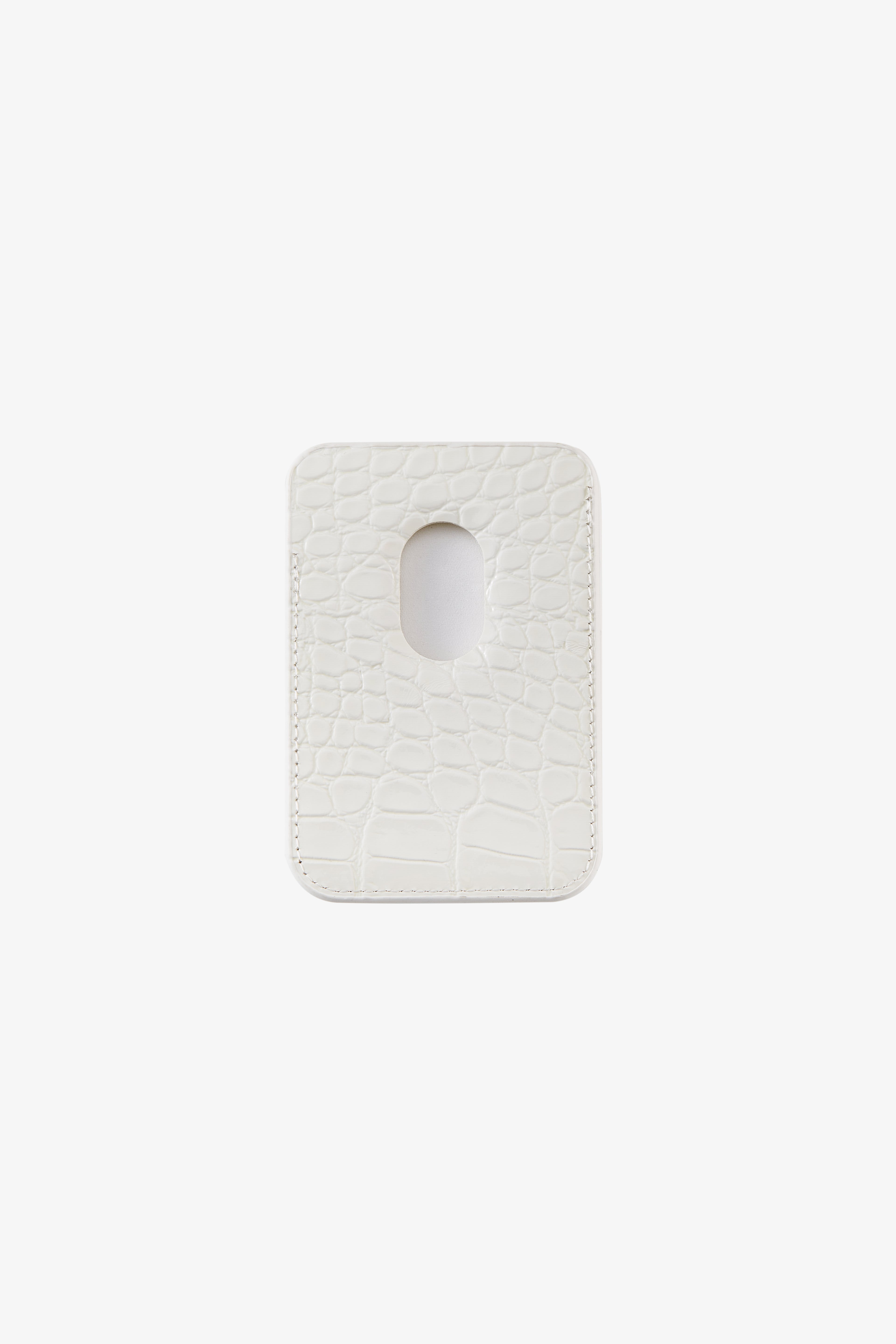 Ivory Croc Cardholder