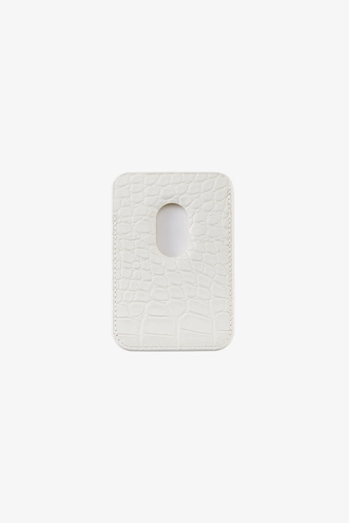 Ivory Croc Cardholder