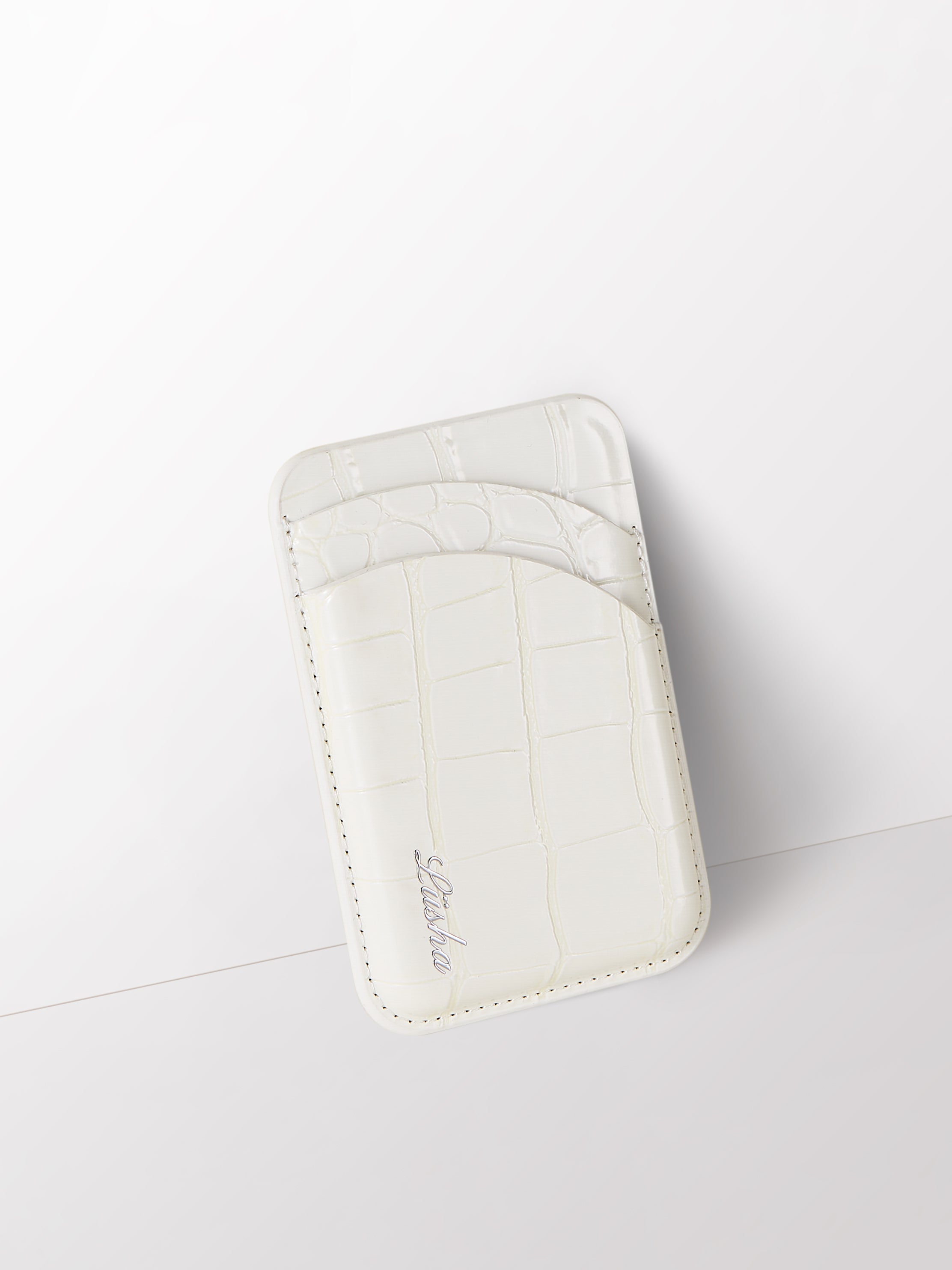 Ivory Croc Cardholder